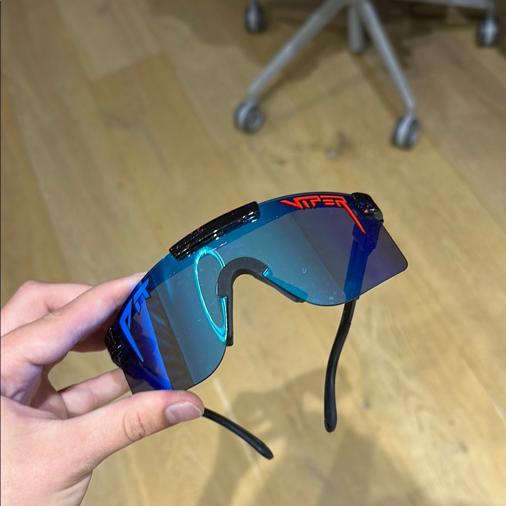 Pit Viper Blue and Black Sunglasses